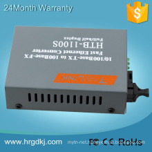 HTB1100 10/100Base TX to 100Base FX RJ45 Fast Ethernet Fibre Optic Media Converter
